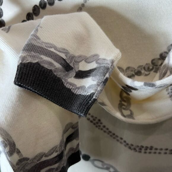 Talbots Merino Wool jewel print sweater size small petite - Picture 7 of 16